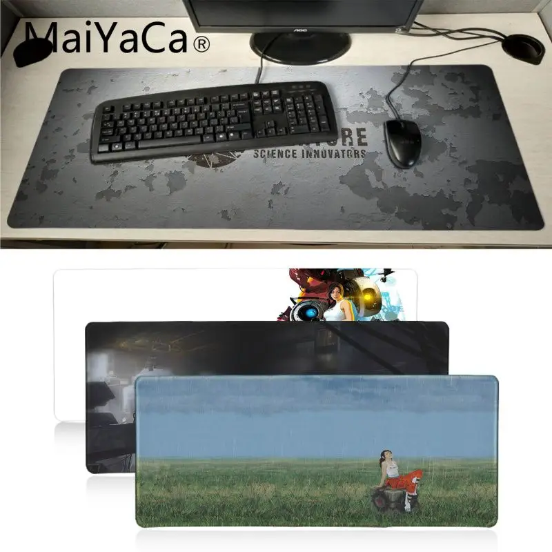 

Maiyaca portal 2 Rubber Mouse Durable Desktop Mousepad BIG SIZE 700x300mm mouse pad XXL Durable table PC Anti-slip Mouse Mat