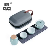 TANGPIN керамический чайник gaiwan чайный набор портативный дорожный чайный набор Посуда для напитков