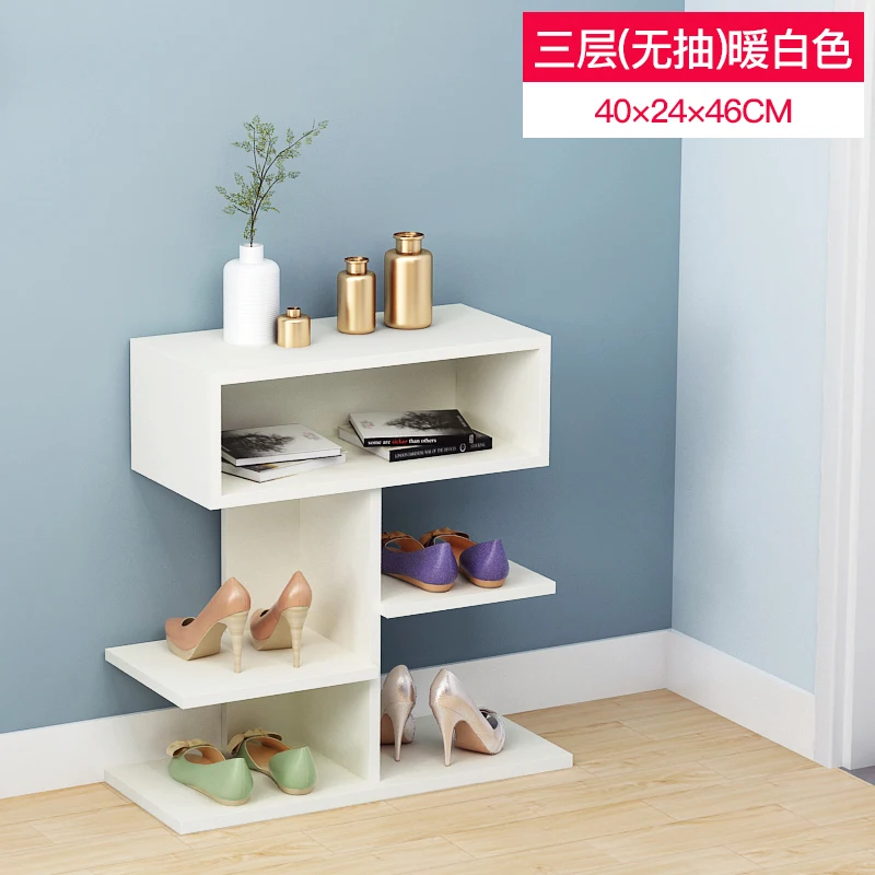 Полка для обуви простой экономической пространство домашний стеллаж для хранения обуви из общежития простой современный многослойная сборки стойка для обуви - Цвет: Model1