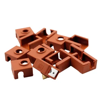

New MK9 Silicone Socks For 20x20x10mm Heater Block Multi-color Insulation Cover For DIY Replicator Anet Prusa MK7/MK8/MK9