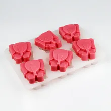 Silicone Soap Mold for Soap Making Forms Elephant Shape Chocolate Candy Mould DIY Cake Decorating Tool new arrival twelve constellations set silicone cake mold chocolate toilet soap making auxiliary tool