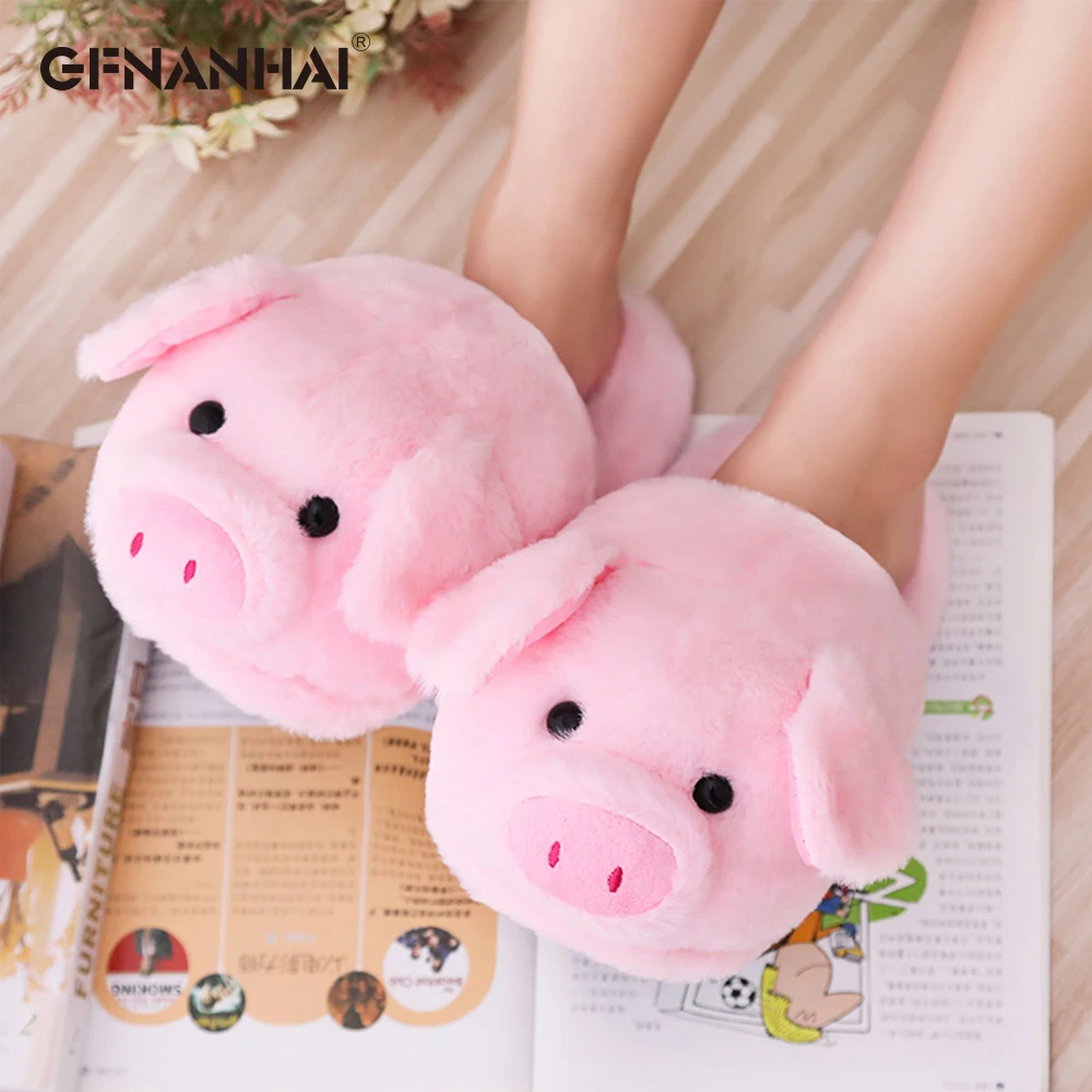 1pc New Creative Kawaii Pink Pig Accessories Stuffed Plush Toy Pig