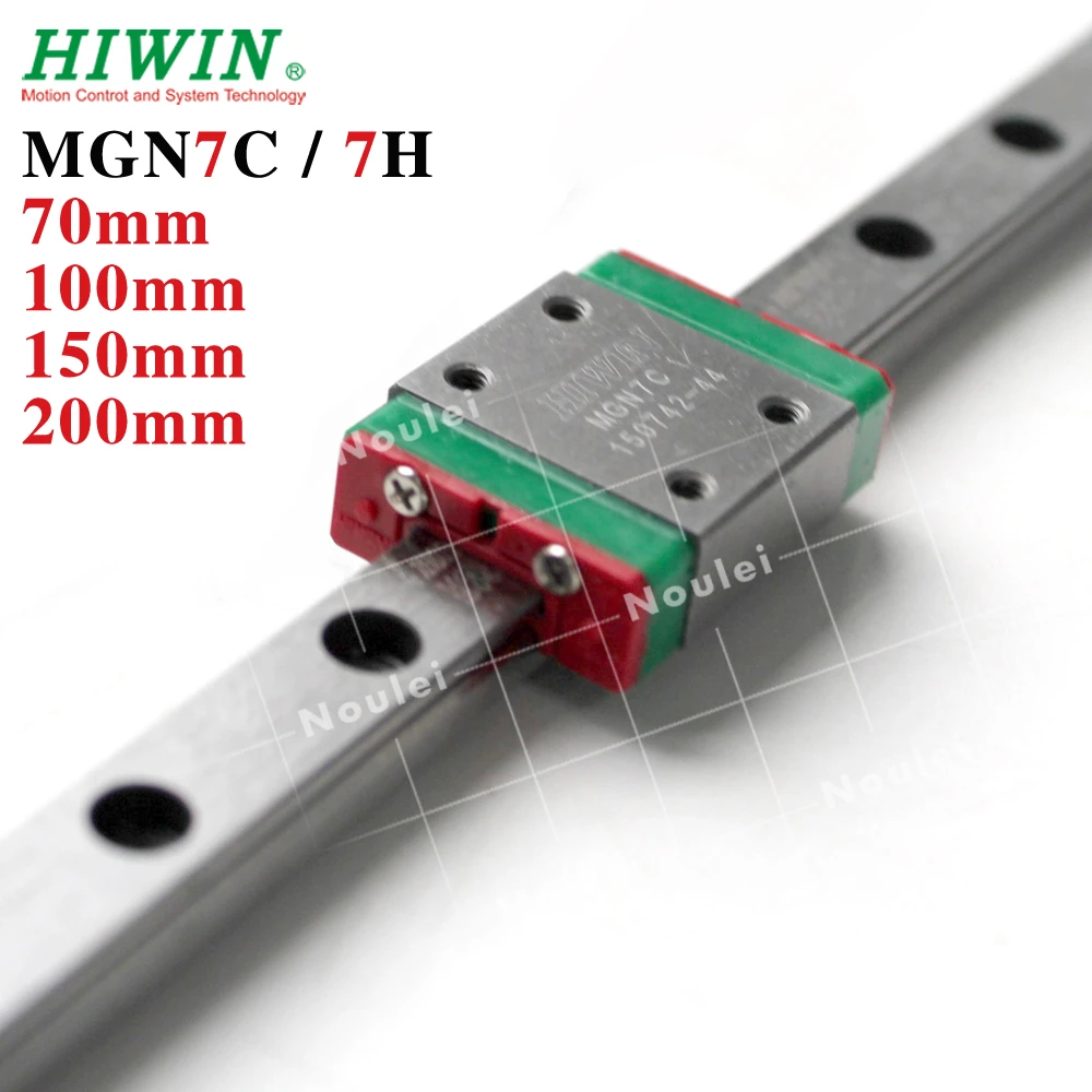 Nouveau hiwin MGN7H Guides linéaires BVB Série Roulements linéaires//25 mm à 595 mm de long