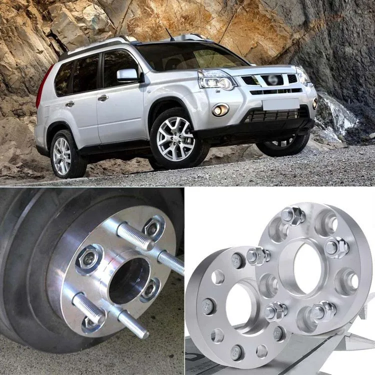 

Teeze 4pcs 5X114.3 66.1CB 25mm Thick Hubcenteric Wheel Spacer Adapters For Nissan Series