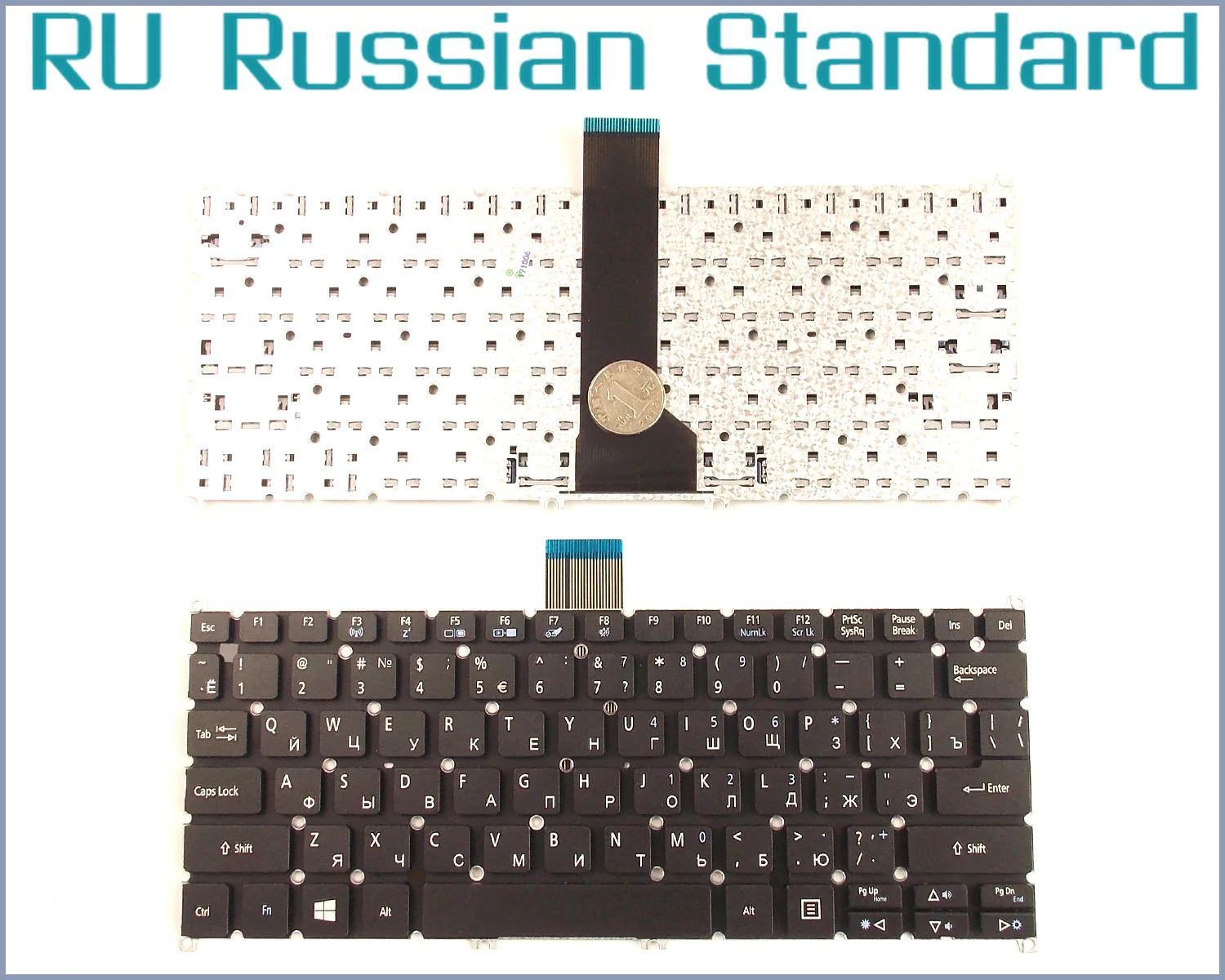 RU Русская раскладка Клавиатура для ноутбука Acer Aspire V5 122 122P 132 V13 132P V3 331 371 372 372T|keyboard