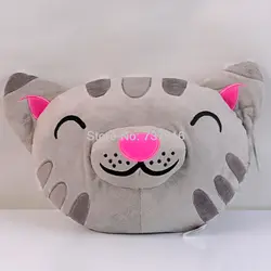 Новый Теория большого взрыва Soft Kitty подушки плюшевый Кот голову улыбка Симпатичные большой нос лицо Подушка Мягкие игрушки