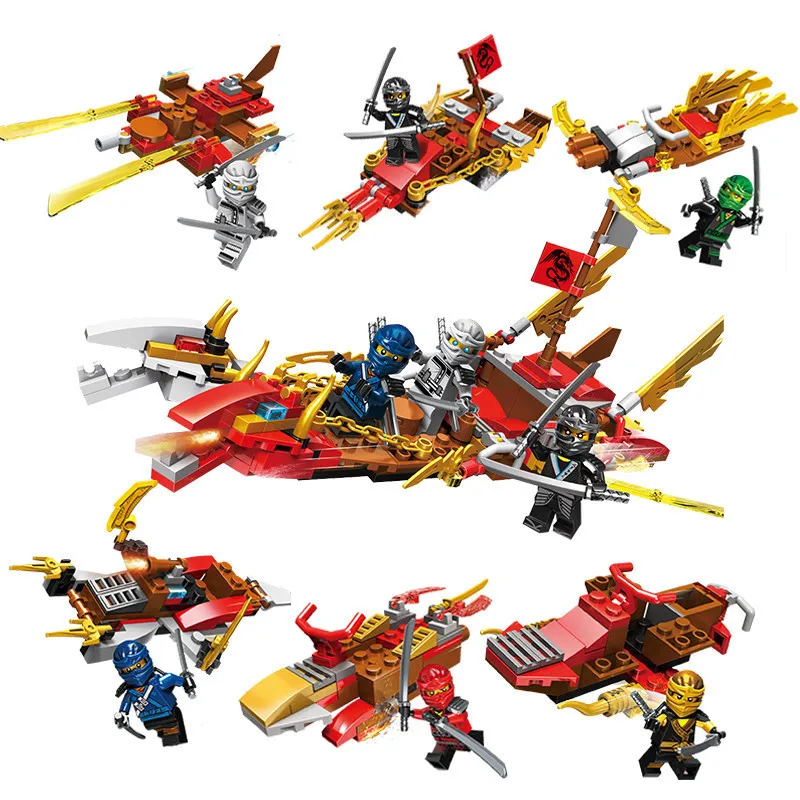 

A8033 6 Kind Phantom Ninja Man Compatible With Legoed Building Blocks Children DIY Toys Random Delivery 1 Pcs