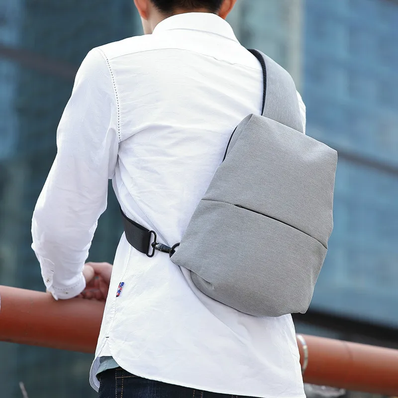 Small chest bag New Men's Women's Casual Shoulder Bags Multi function