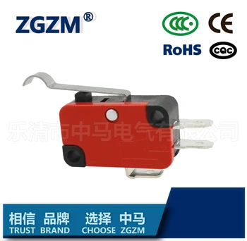 

HWEXPRESS 50PCS In Horse Fretting Switch ZW9-5 Ohm Dragon V-154-1C25 Copper Contact 3-5A