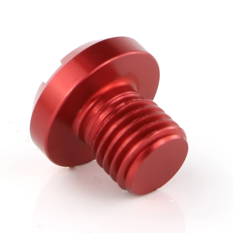 1 Left and 1 Right Hand Threaded 1 Pair of Aluminum Motorcycle Mirror Hole Plugs 10*1.25 Fit For