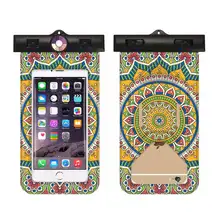 Универсальный Водонепроницаемый 6-дюймовый Чехол для мобильного телефона, спортивная сумка для плавания, защита от солнца, сумка для подвешивания и двойного использования для iPhone5/6