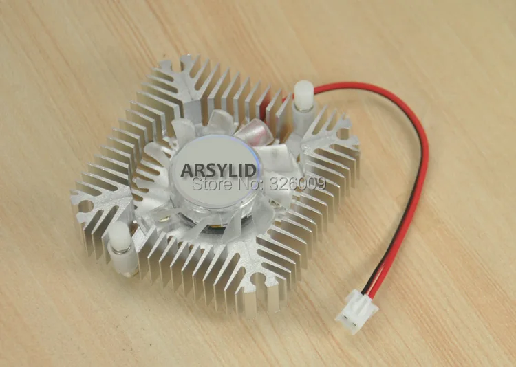 ARSYLID MA-5501A VGA карты кулер видео карты алюминий Радиаторы вентилятор охлаждения для 55 мм монтажные отверстия