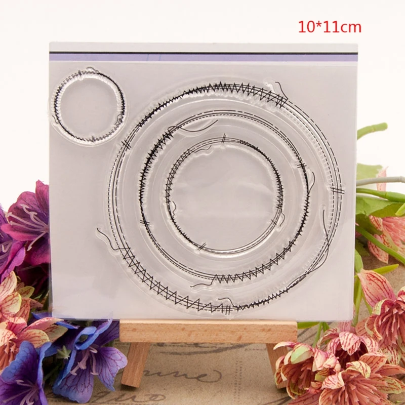 

Transparent Clear Rubber Stamp Silicone Scrapbooking Album Decorative DIY Crafts