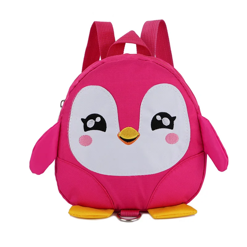 

Children Kids Backpack Anti-lost Mini Lovely Cartoon Penguin Safety Harness Belt Traction Rope FA$3