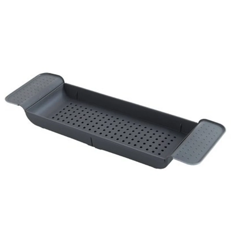 

Bathtub Storage Rack Bath Tray Shelf Shower Tub Bathroom Tools Makeup Towel Organizer Plastic Kitchen Sink Drain Holder