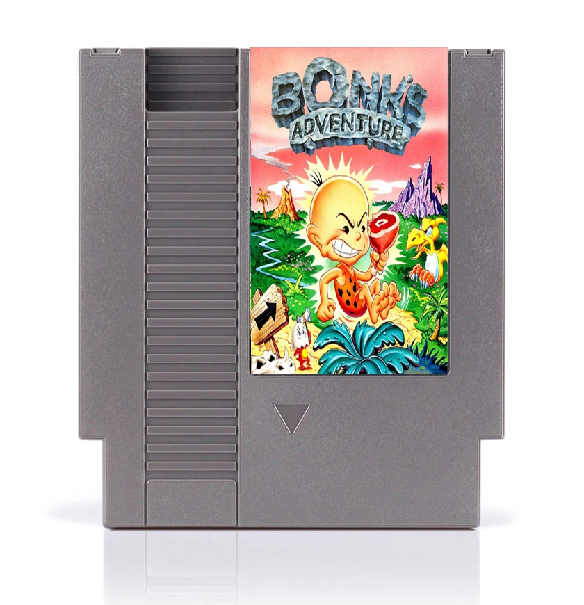 

Bonk`s Adventure 8 Bit Game Card for 72 Pins Game Players