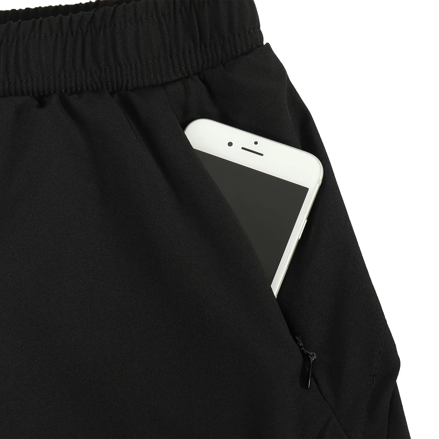 ARSUXEO Men's Running Shorts 2 in 1 Sports Shorts Quick Dry Active Training Exercise Jogging Gym Shorts With Zipper Pockets B202 4