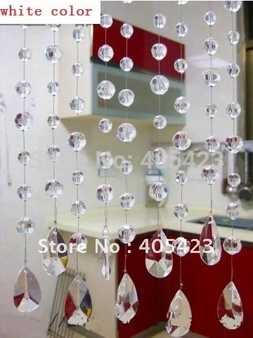 ¡Envío Gratis! 10 metros/lote, AAA +, cortina de cuentas de cristal de rueda de cristal separador de vidrio con cuentas, decoración navideña, WXY-18 ¡Envío Gratis! 10 metros/lote, AAA +, cortina de cuentas de cristal de rueda de cristal separador de vidrio con cuentas, decoración navideña, WXY-18