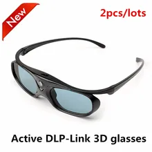 2 шт новейший G15-DLP 3D активные очки затвора для LG для acer DLP-LINK DLP соединение 3D Проекторы 96-144 Гц