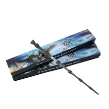 Colsplay New Arrive Metal/Iron Core Albus Dumbledore Old Wand/ Harri Potter Magic Magical Wand/ Elegant Ribbon Gift Box Packing