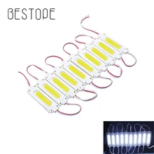 10 шт./лот светодиодный модуль COB Белый DC12V для рекламы светящиеся знаки superbrigh Lightbox DIY светодиодный модуль полосы