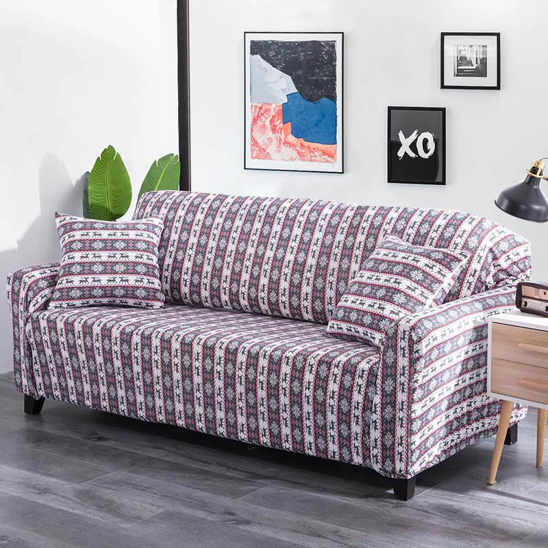 Buy Knitted Fabric All inclusive Elastic Sofa Cover