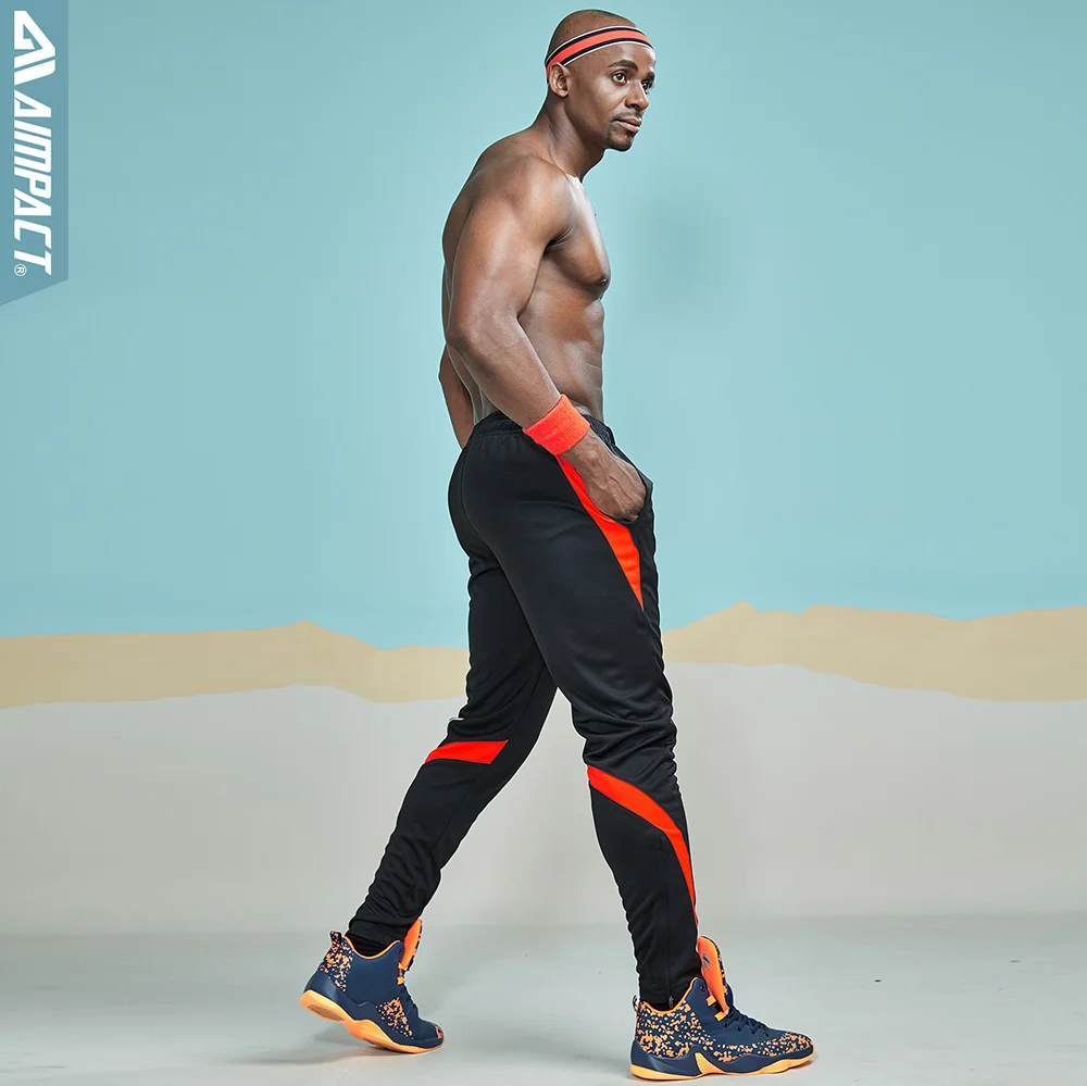 Aimpact спортивные штаны для мужчин, легкие тренировочные штаны для бега бодибилдинга, брюки для фитнеса, спортивные штаны
