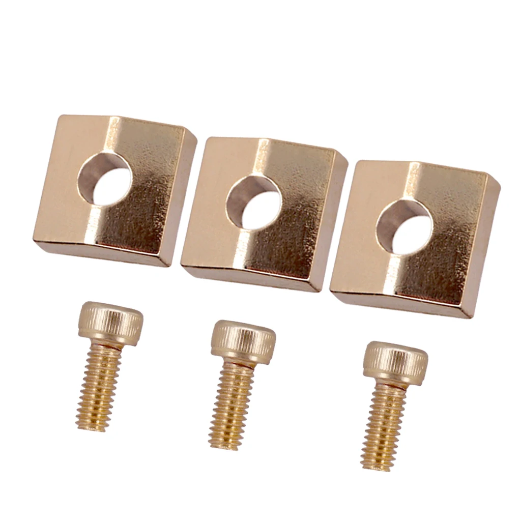 6pcs Electric Guitar Locking Nut Clamp&Screw for Tremolo Bridge Parts