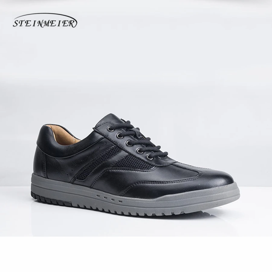 flat leather shoes for men