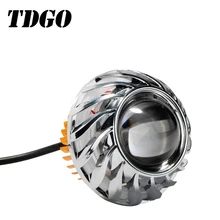 TDGO Del Faro Del Motociclo Lampadine A Led 12-80 V 1200LMW Lampada Ausiliaria Hoverboard e Skate elettrici Riflettore Della Luce del Punto Moto Accessori 2019 Nuovo
