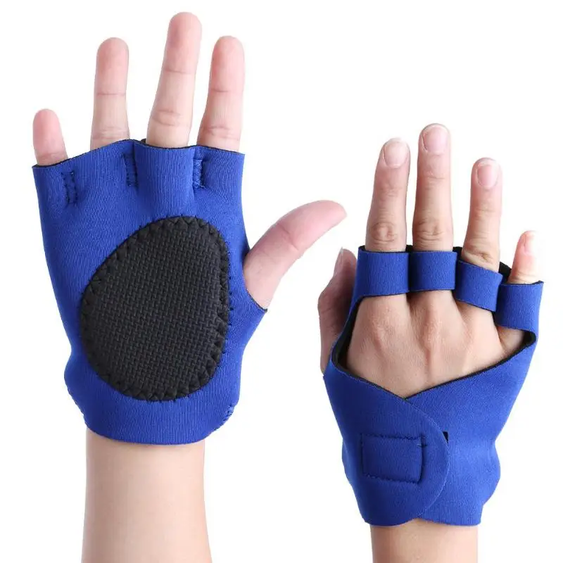 Unisex Half Finger Gloves Finger Sport Gym Power Training Body Building Training Exercise Gym Dumbbell Fitness Lifting Gloves