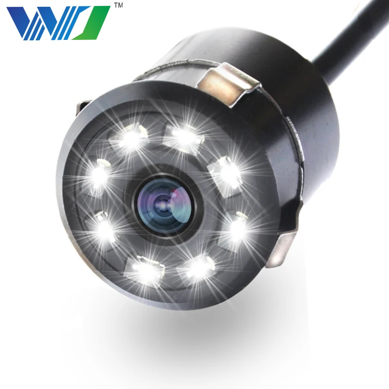 Beste 8 LED Nachtzicht Auto Achteruitrijcamera Auto Parking Monitor CCD Waterdichte auto camera Universele Backup Parking sensor