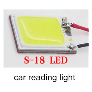 

10x3W Car LED Panel Light 18 Chips Car Reading Interior Light COB Festoon T10 Dome Smd Adapter White hot sale