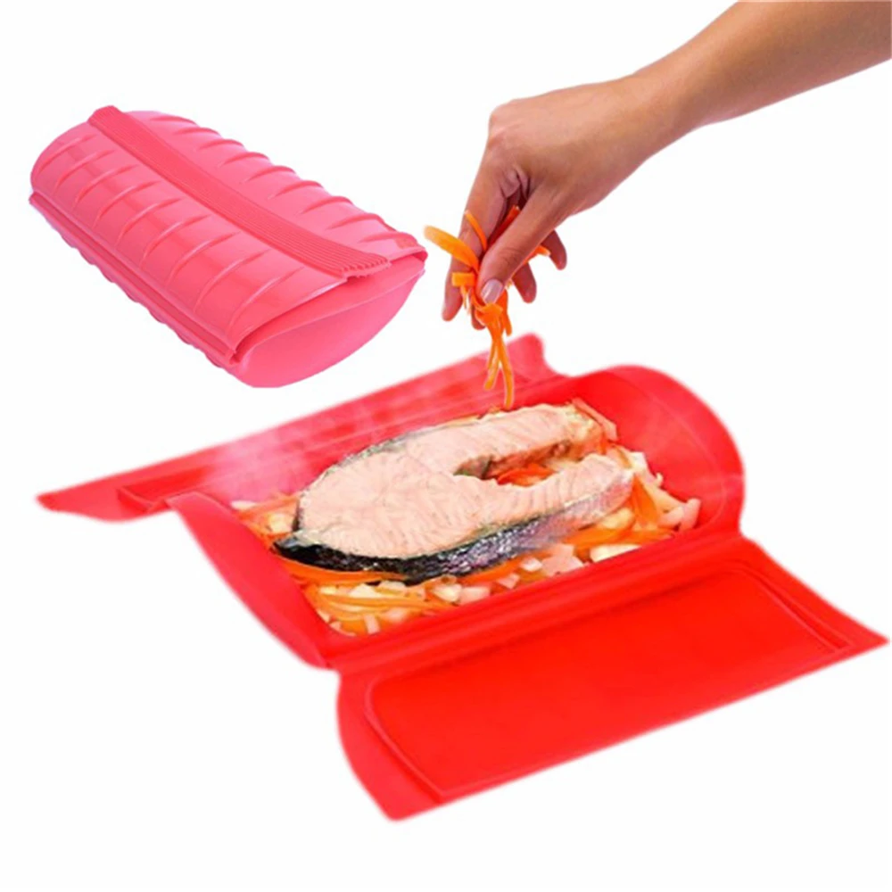 

Food grade silicone storage box Irregular shape high temperature resistant single layer silicone lunch box 034