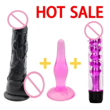 Realistic Big Black Dildo Waterproof Flexible Huge Penis With Textured Shaft And Strong Suction Cup Sex