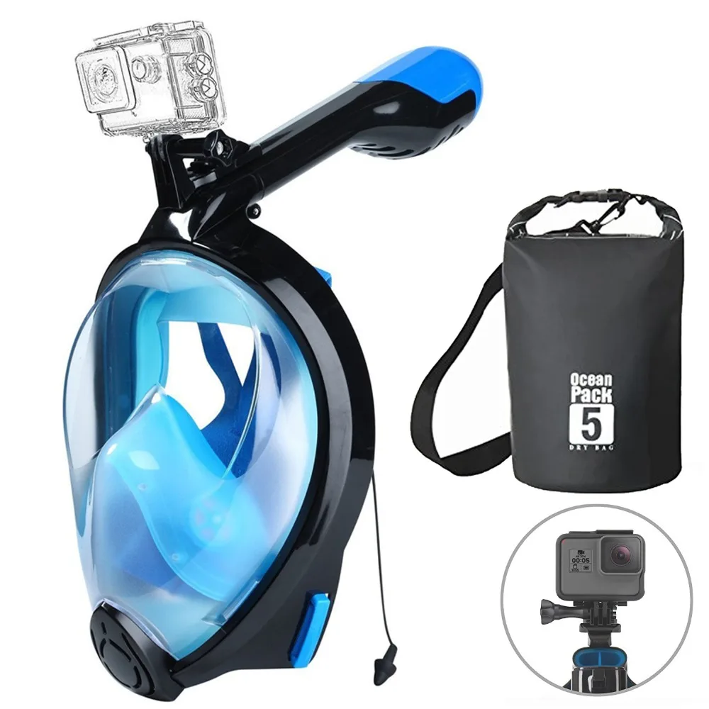 2018 diving snorkel mask full face scuba mask for swimming underwater