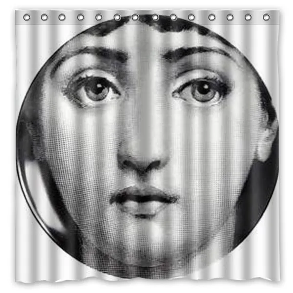 Rosenthal Piero fornasetti декоративные Душ Шторы Водонепроницаемый полиэстер ткань Ванная комната Шторы s персонализированные занавеска для ванной - Цвет: 2