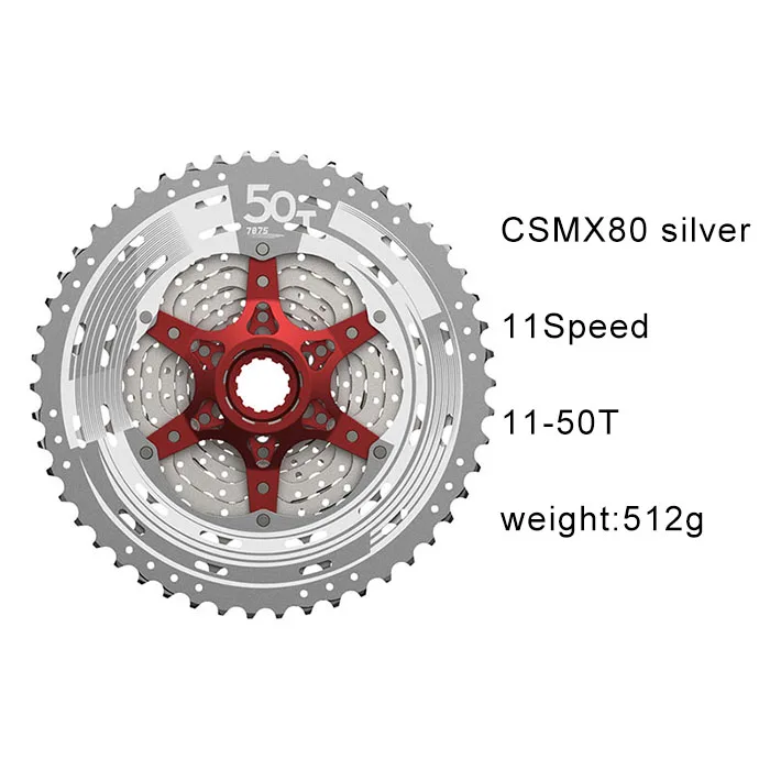 Sunracing 10s 11s 12s велосипедные кассеты для MTB велосипеда 46T 50T свободного хода, CSMX80 Z90 S8 S3 X3 велосипедные маховики для Deore sram - Цвет: CSMX80 black