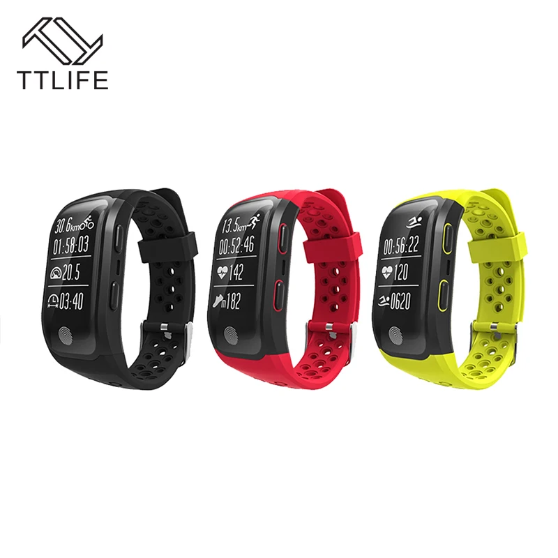 

TTLIFE S908 Smart Bracelet Fitness Tracker Pulsometer Waterproof Watch Gps Bluetooth Watch for Iphone and Xiaomi and Huawei
