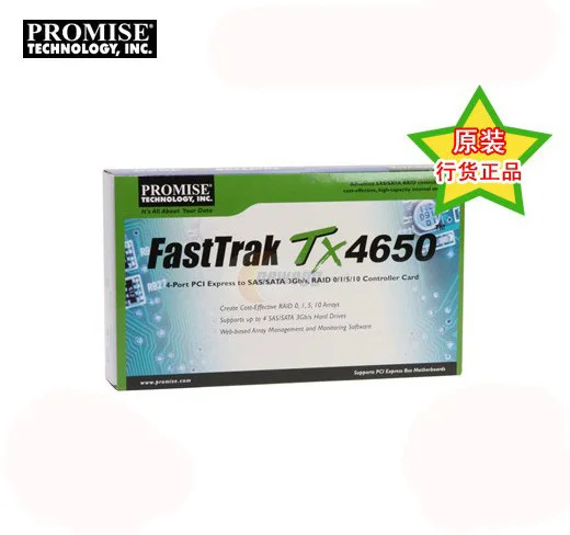 

High quality Promise fasttrak TX4650 pci-e sas array card boxed
