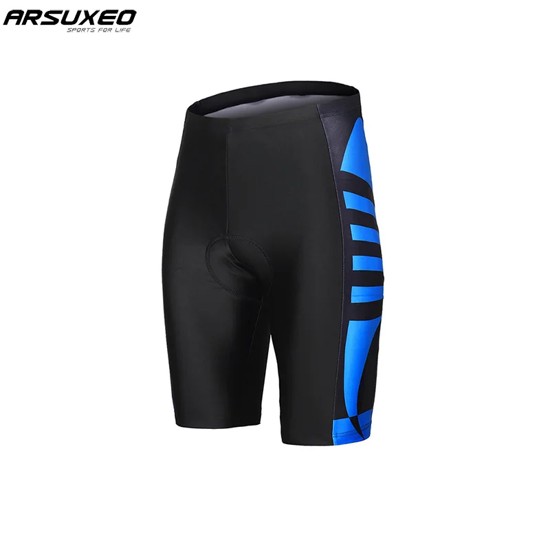 ARSUXEO мужские компрессионные велосипедные шорты с подкладкой, шорты для горного велосипеда, велосипедные шорты, MTB Дорожные Брюки Z84 - Цвет: Z843
