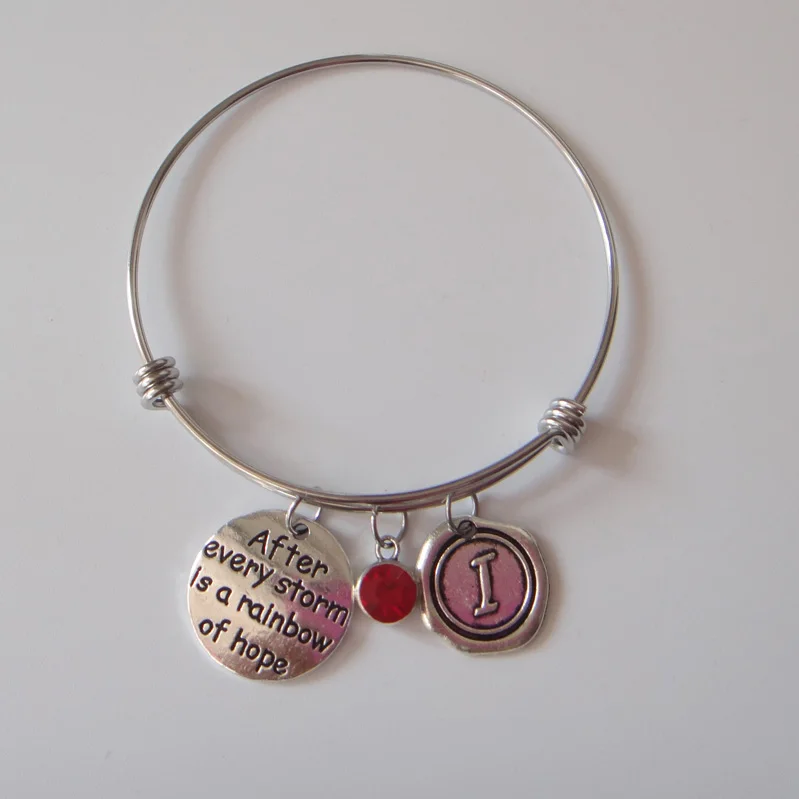 rainbow baby bracelet