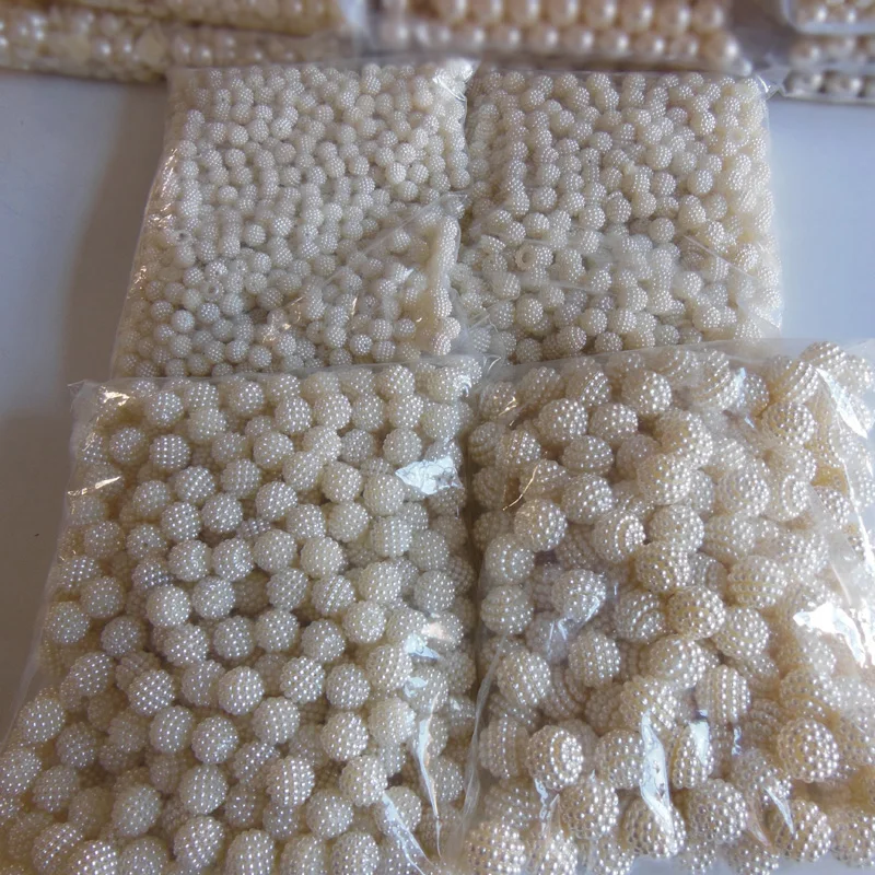 

mobile phone hairdressing essential 10mm-30mm waxberry ball pearls DIY originality handwork materia wholesale 500g