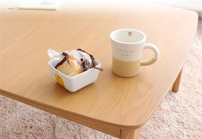 Wooden Kotatsu Table Natural Color for Home and Living Room Furniture Wood Kotatsu Heated Coffee Table Japanese Style Furniture Wooden Kotatsu Table Natural Color for Home and Living Room Furniture Wood Kotatsu Heated Coffee Table Japanese Style Furniture