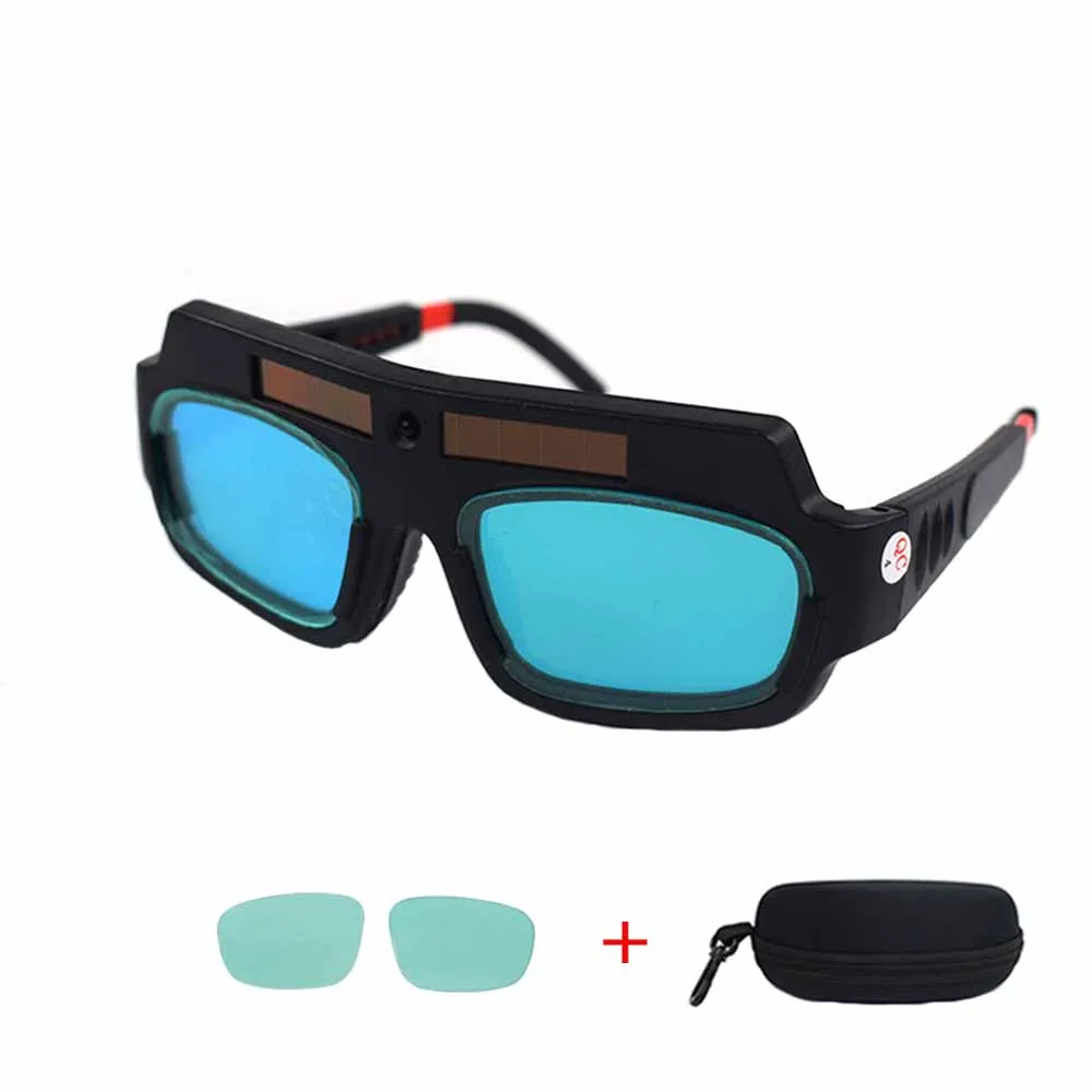Hihg Quality Solar Auto Darkening Welding Goggles Welder Glasses Adjustable Arc PC Lens Protection Mask Helmet Goggle | Инструменты