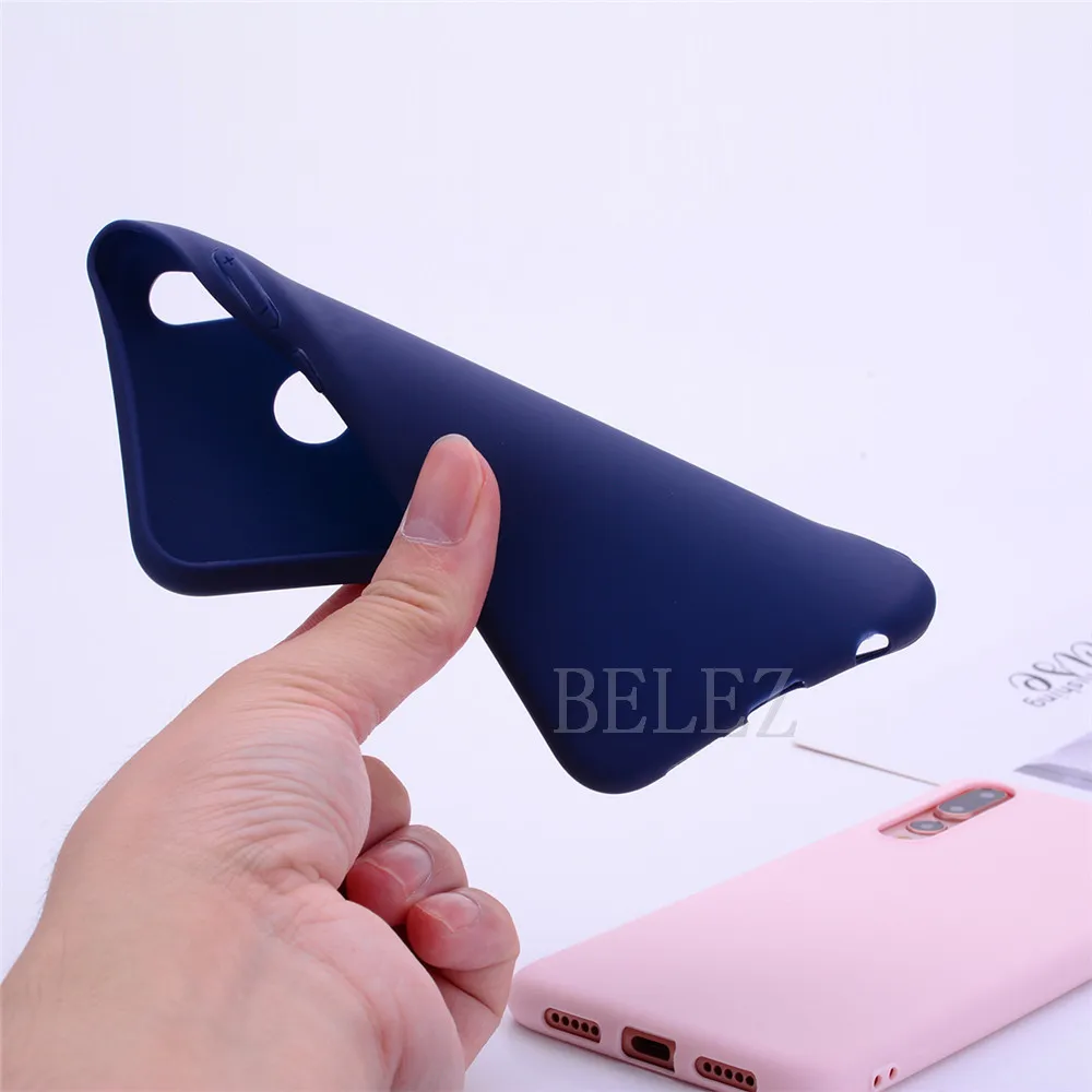 Candy Color Soft TPU Phone Case For Huawei Y9 2019 Y5 Y6 Y7 Y9 2018 Mate 20 Pro on the Honor 8C 8X Max 9 Lite Play Note 10 Cover _11