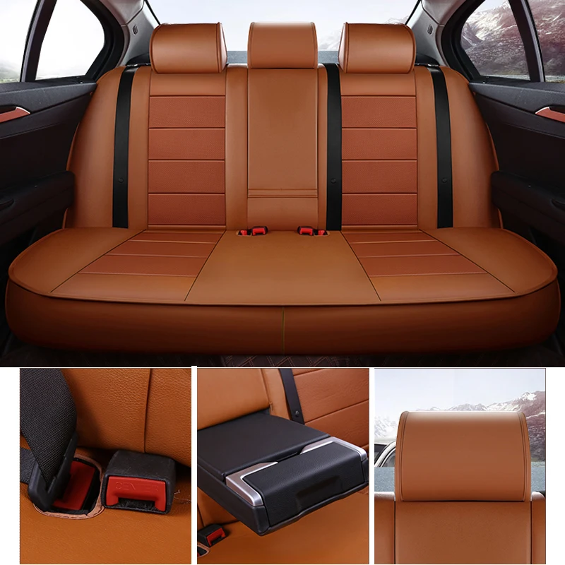 Car Wind Auto automobiles Cowhide leather Car seat cover For Volkswagen vw passat b5 polo 4 Golf ti