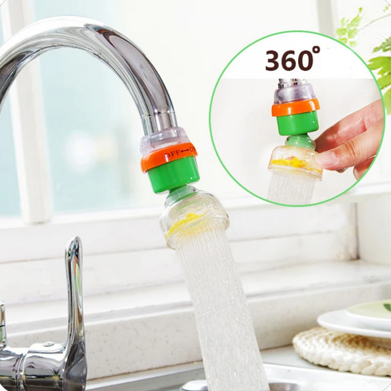 Household 360 Degree Activated Carbon Magnetization Rotatable Home Kitchen Faucet Water Filter Water Filter 2018 Hot Sale