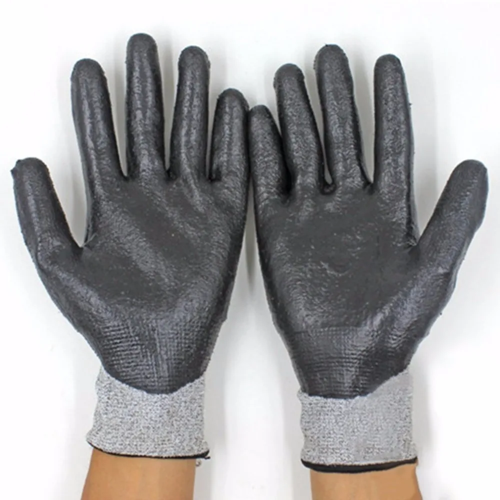 1 Pair Anti Abrasion Cut Resistant Safety Labor Protective Gloves