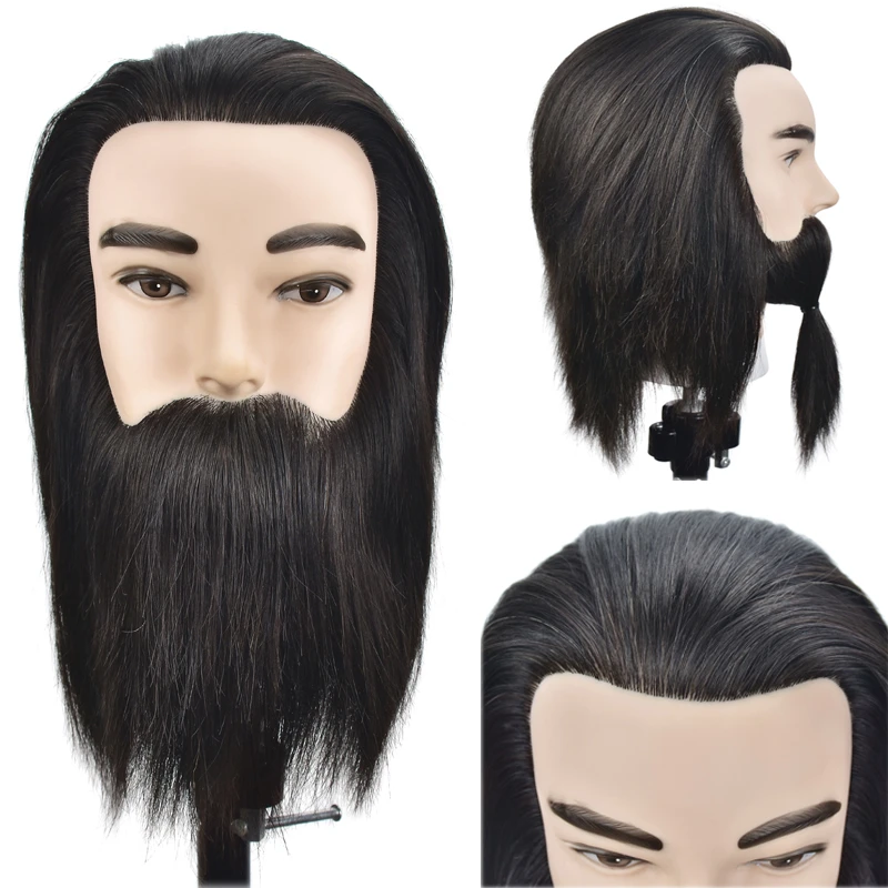 Cabeça de manequim com cabelo masculino Clearance